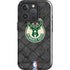 NBA Milwaukee Bucks Rusted Dark iPhone 16 Pro Impact Case